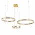 Lampa wisząca  ARKADIA LED Trio 40/60/80 cm – złoty połysk