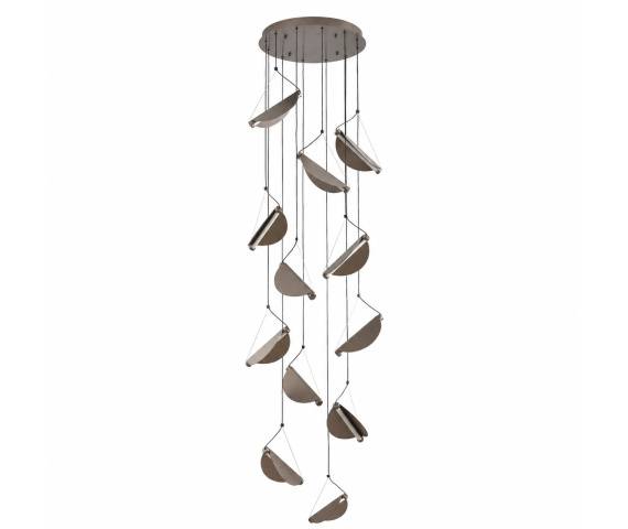 Lampa wisząca NAMI-12 kaskadowa LED do wysokich pomieszczeń 340 cm
