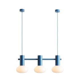 Lampa wisząca FLO 3 SKY S 7000E31_S oprawa w kolorze niebieskim ALDEX