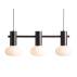 Lampa wisząca FLO 3 MOKKA S 7000E28_S oprawa w kolorze brązowym ALDEX