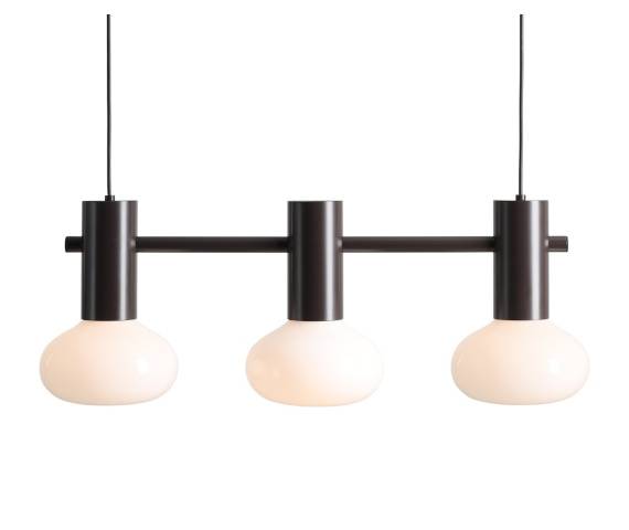 Lampa wisząca FLO 3 MOKKA S 7000E28_S oprawa w kolorze brązowym ALDEX