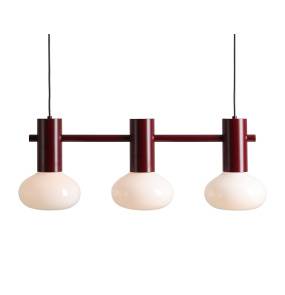Lampa wisząca FLO 3 RUBY S 7000E27_S oprawa w kolorze bordowym ALDEX