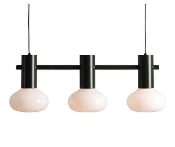 Lampa wisząca FLO 3 MOSS S 7000E26_S oprawa w kolorze zielonym ALDEX