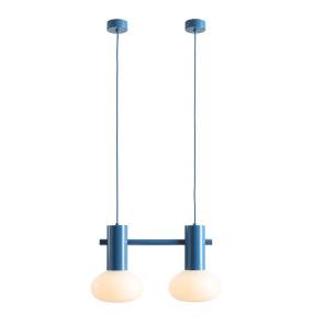 Lampa wisząca FLO 2 SKY S 7000H31_S oprawa w kolorze niebieskim ALDEX