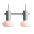 Lampa wisząca FLO 2 GREY S 7000H22_S oprawa w kolorze szarym ALDEX