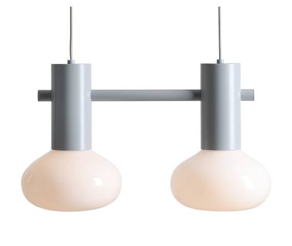 Lampa wisząca FLO 2 GREY S 7000H22_S oprawa w kolorze szarym ALDEX