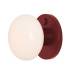 Kinkiet FLO RUBY S 7000C27_S oprawa w kolorze bordowym ALDEX