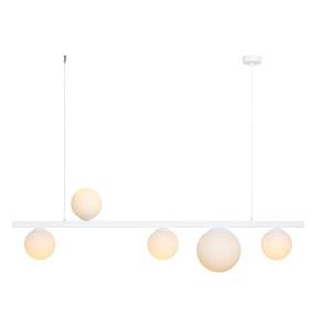 Lampa wisząca GARDA 5 WHITE 1099F oprawa w kolorze białym ALDEX