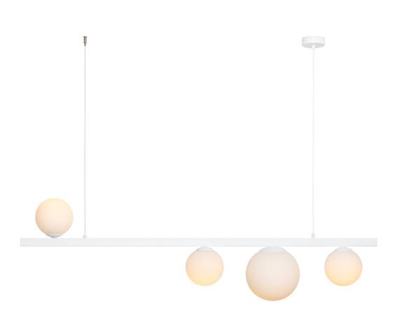 Lampa wisząca GARDA 4 WHITE 1099L oprawa w kolorze białym ALDEX