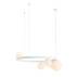 Lampa wisząca GARDA 5 RING WHITE 1099F_R oprawa w kolorze białym ALDEX