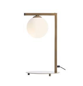 Lampa stołowa ZAC TABLE BEIGE 1038B17_1 oprawa w kolorze beżowym ALDEX