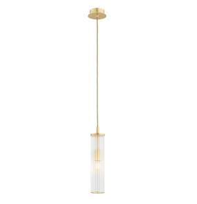 WYPRZEDAŻ Lampa wisząca HAMPTON 8489 oprawa w kolorze szczotkowanego mosiądzu ARGON