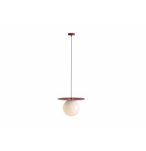 Lampa wisząca LOOP RED WINE L 1125G15_L oprawa w kolorze czerwonym ALDEX