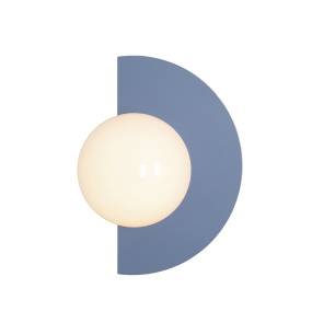 Kinkiet LOOP WALL DUSTY BLUE 1125C16 oprawa w kolorze niebieskim ALDEX