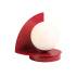Lampa stołowa LOOP TABLE RED WINE 1125B15 oprawa w kolorze czerwonym ALDEX