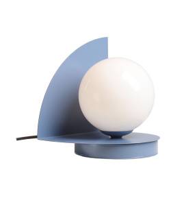 Lampa stołowa LOOP TABLE DUSTY BLUE 1125B16 oprawa w kolorze niebieskim ALDEX