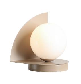 Lampa stołowa LOOP TABLE BEIGE 1125B17 oprawa w kolorze beżowym ALDEX