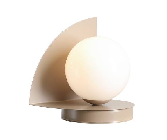 Lampa stołowa LOOP TABLE BEIGE 1125B17 oprawa w kolorze beżowym ALDEX