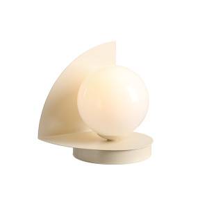 Lampa stołowa LOOP TABLE CREAM 1125B9 oprawa w kolorze kremowym ALDEX