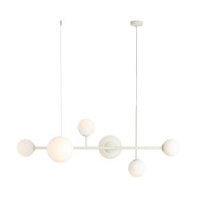 Lampa wisząca DIONE 6 CREAM 1092K9 oprawa w kolorze kremowym ALDEX