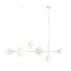 Lampa wisząca DIONE 6 CREAM 1092K9 oprawa w kolorze kremowym ALDEX