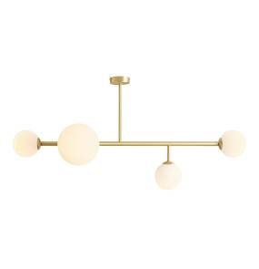 Lampa sufitowa DIONE 4 BRASS 1092PL_L40 oprawa w kolorze mosiądzu ALDEX