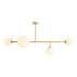 Lampa sufitowa DIONE 4 BRASS 1092PL_L40 oprawa w kolorze mosiądzu ALDEX