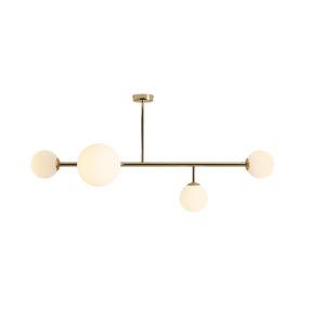 Lampa sufitowa DIONE 4 GOLD 1092PL_L30 oprawa w kolorze złotym ALDEX
