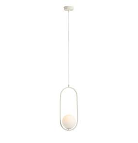 Lampa wisząca RIVA CREAM 1086G9 oprawa w kolorze kremowym ALDEX