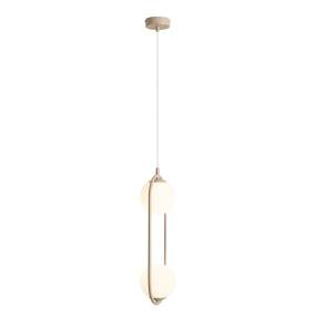 Lampa wisząca RIVA 2 BEIGE 1086H17 oprawa w kolorze beżowym ALDEX