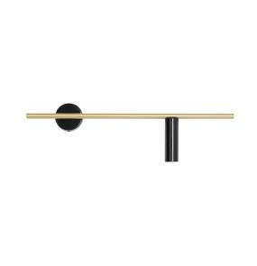 Kinkiet TREVO WALL BLACK BRASS PRAWY 1083C40_2 oprawa w kolorze czerni i mosiądzu ALDEX
