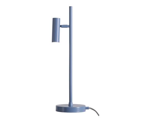 Lampa biurkowa TREVO TABLE DUSTY BLUE 1104B16 oprawa w kolorze niebieskim ALDEX