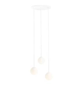 Lampa wisząca BOSSO 3 RING WHITE 1087E_R oprawa w kolorze białym ALDEX