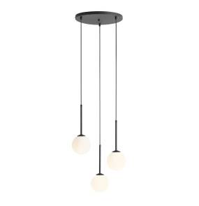 Lampa wisząca BOSSO 3 RING BLACK 1087E1_R oprawa w kolorze czarnym ALDEX