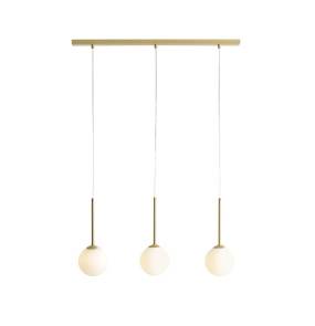 Lampa wisząca BOSSO 3 BRASS 1087E_40 oprawa w kolorze mosiądzu ALDEX