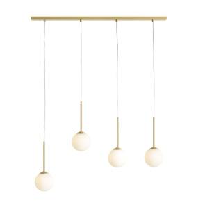 Lampa wisząca BOSSO 4 BRASS 1087L40 oprawa w kolorze mosiądzu ALDEX