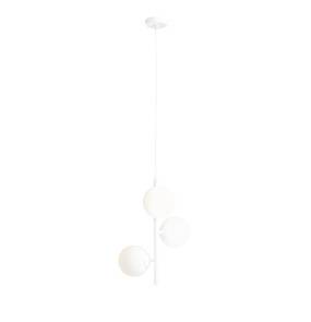 Lampa wisząca FIN 3 WHITE S 1120E_S oprawa w kolorze białym ALDEX