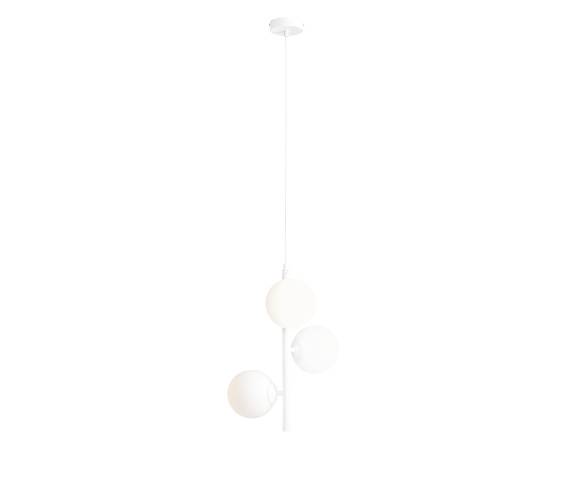 Lampa wisząca FIN 3 WHITE S 1120E_S oprawa w kolorze białym ALDEX