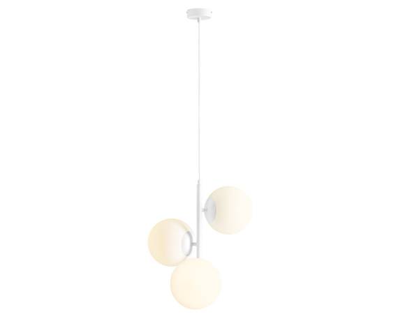 Lampa wisząca FIN 3 WHITE M 1120E_M oprawa w kolorze białym ALDEX