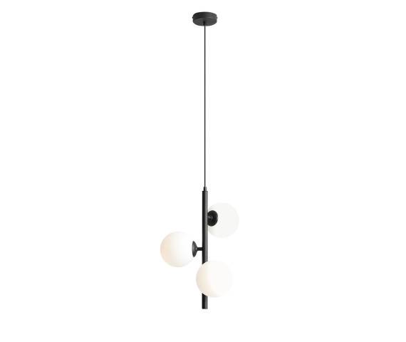 Lampa wisząca FIN 3 BLACK S 1120E1_S oprawa w kolorze czarnym ALDEX