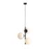 Lampa wisząca FIN 3 BLACK M 1120E1_M oprawa w kolorze czarnym ALDEX