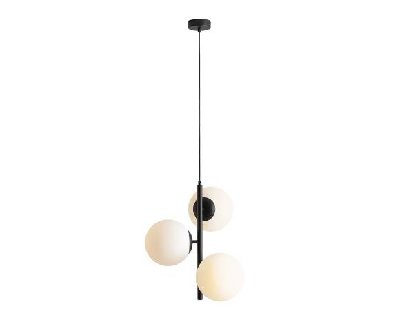 Lampa wisząca FIN 3 BLACK M 1120E1_M oprawa w kolorze czarnym ALDEX