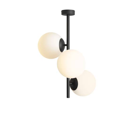 Lampa sufitowa FIN 3 BLACK M 1120PL_E1_M oprawa w kolorze czarnym ALDEX