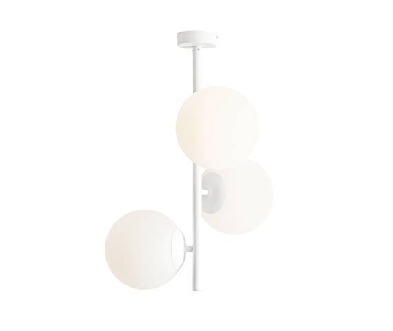 Lampa sufitowa FIN 3 WHITE M 1120PL_E_M oprawa w kolorze białym ALDEX