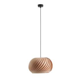 Lampa wisząca NATURE DARK S 1110G_S oprawa w kolorze czerni i drewna ALDEX