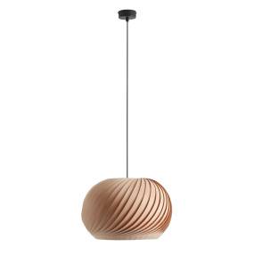 Lampa wisząca NATURE DARK M 1110G_M oprawa w kolorze czerni i drewna ALDEX