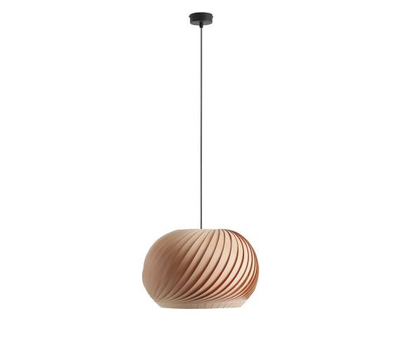 Lampa wisząca NATURE DARK M 1110G_M oprawa w kolorze czerni i drewna ALDEX