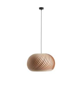 Lampa wisząca NATURE DARK L 1110G_L oprawa w kolorze czerni i drewna ALDEX