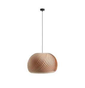Lampa wisząca NATURE DARK XL 1110G_XL oprawa w kolorze czerni i drewna ALDEX