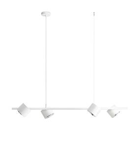 Lampa wisząca BOT 4 WHITE 1046L oprawa w kolorze białym ALDEX